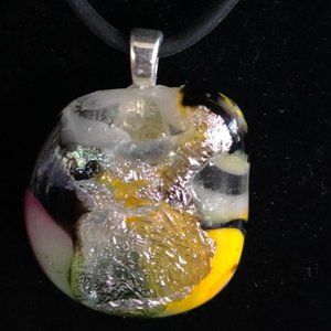 FUSED GLASS NECKLACE